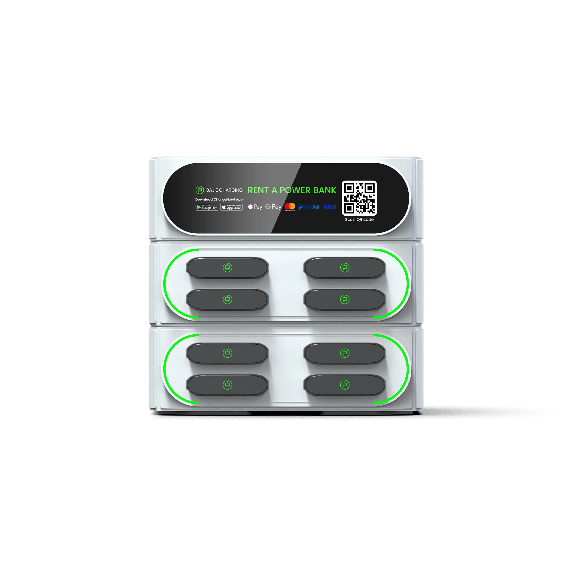 8-Slot Cell Phone Power Bank