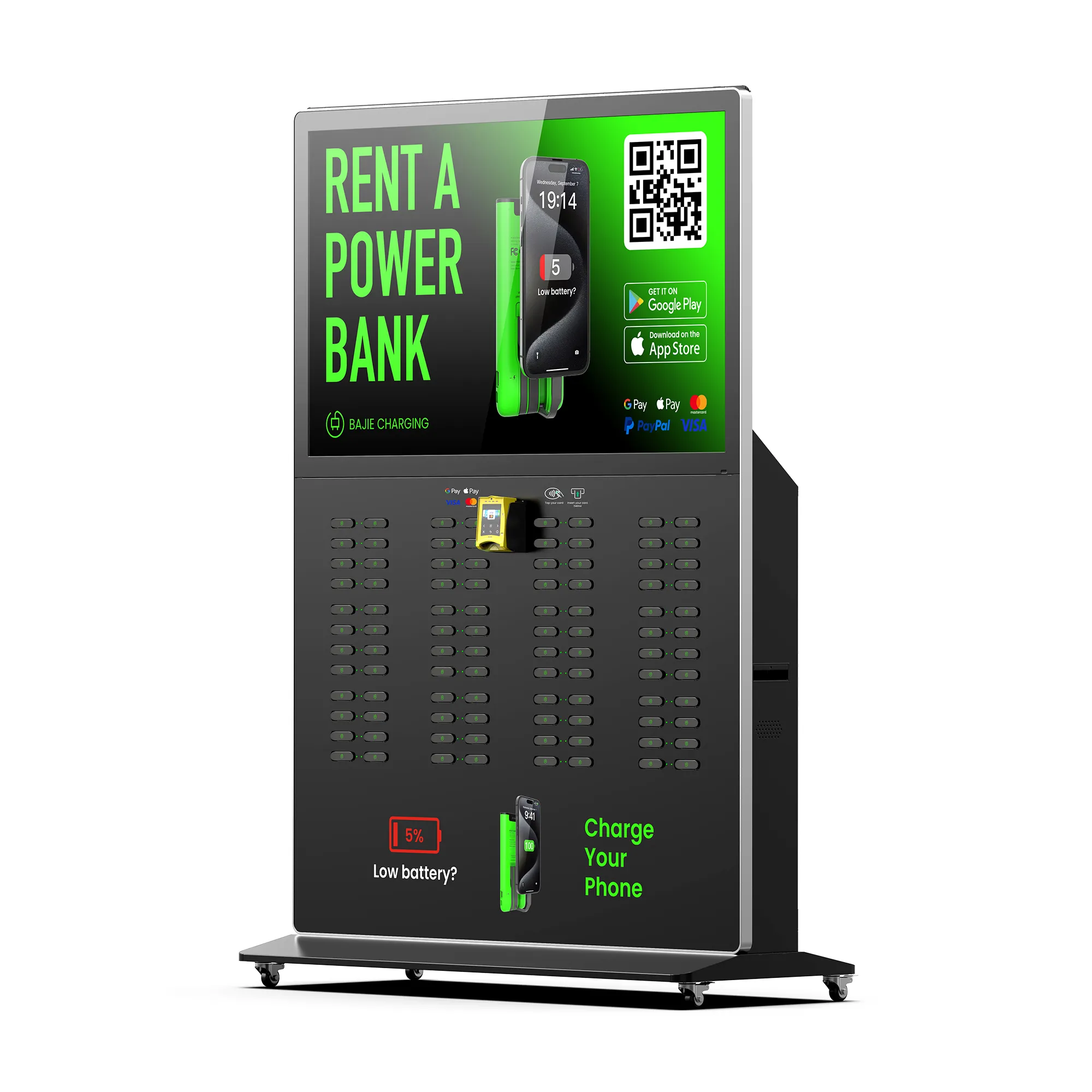 96-Slot ​​Floor-Standing Large Charging Station​​