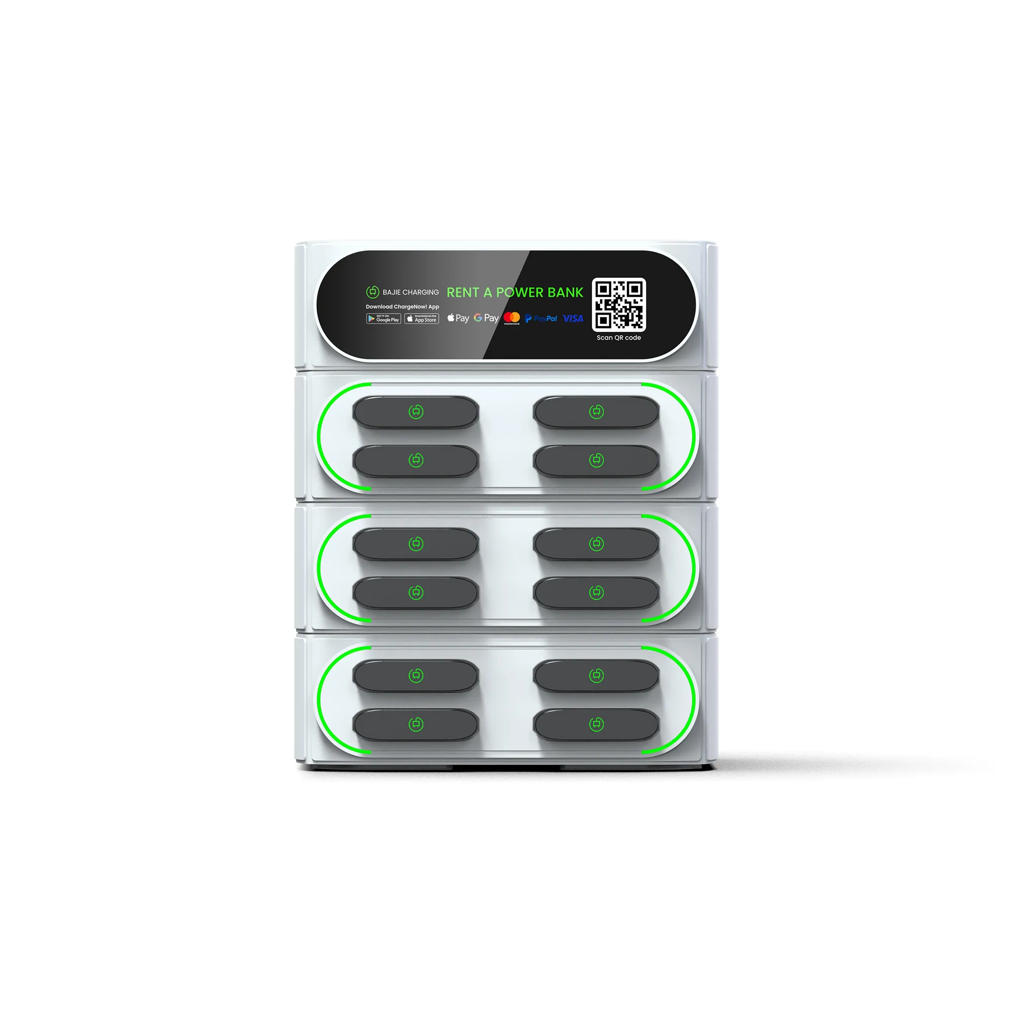 12-Slot Modular Charging Station