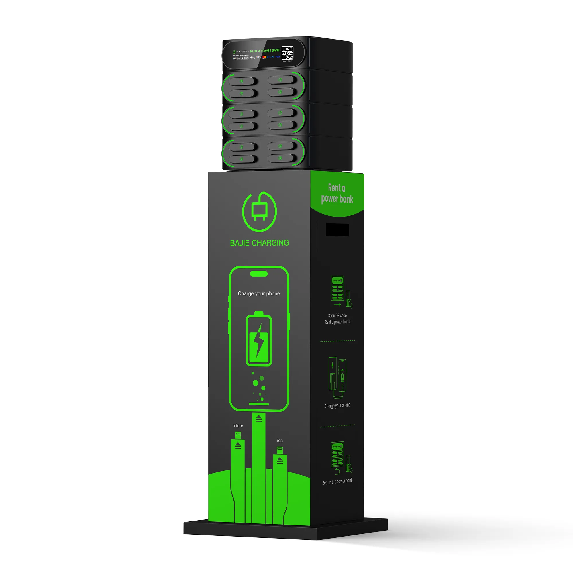 12-Slot Modular Charging Station