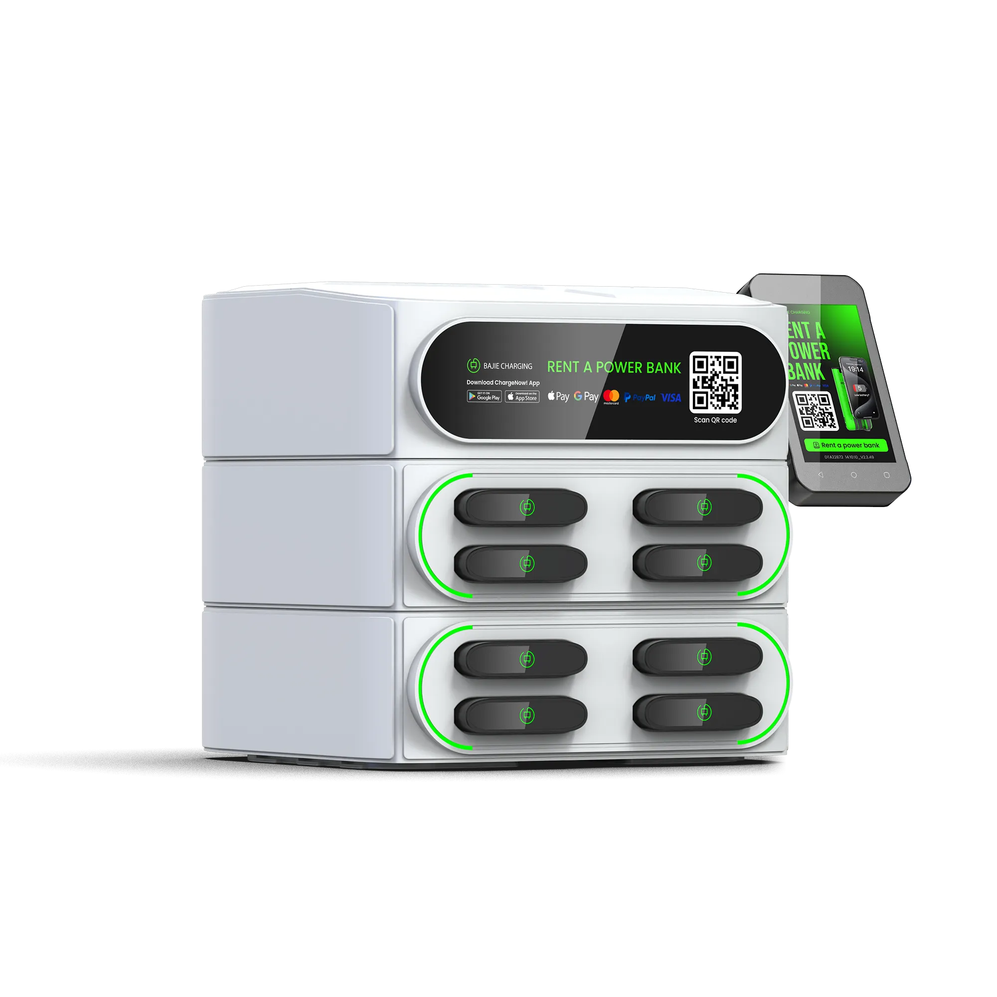 8-Slot Cell Phone Power Bank