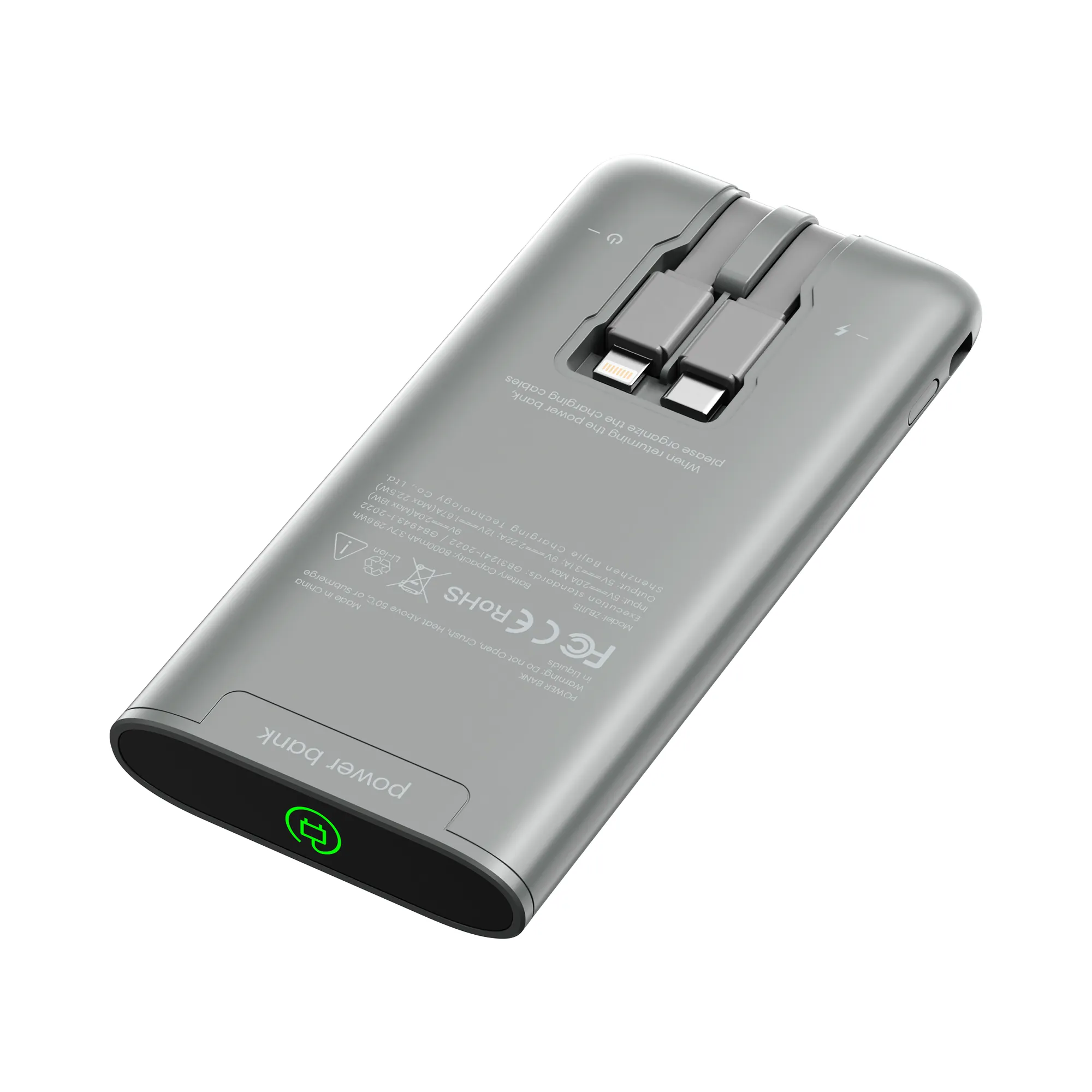 Fast-Charging 8000mAh Power Bank